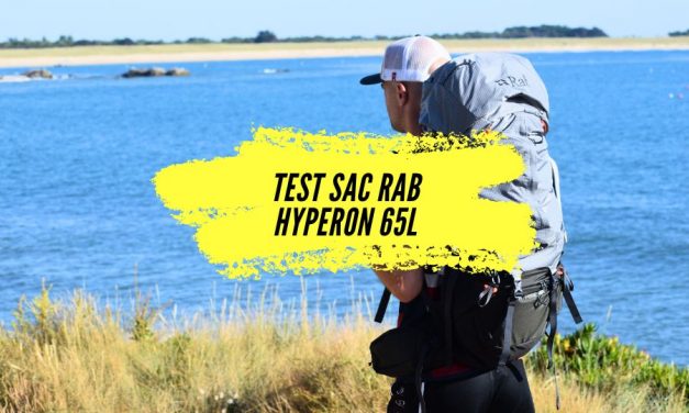 Test du sac de randonnée et trekking, Hyperon 65L de la marque Rab