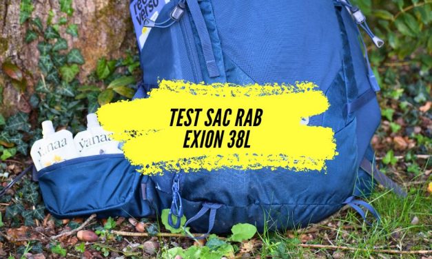Avis et Test, sac de randonnée Exion 38 L de la marque Rab.